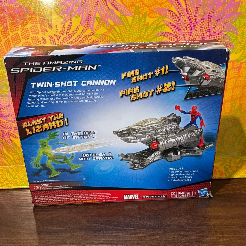 Hasbro Spider-Man Web Launchers Twin-Shot Cannon - NWT - Picture 2 of 2
